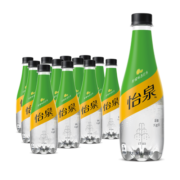 可口可乐（Coca-Cola）怡泉 Schweppes 无糖零卡 柠檬味 苏打水 汽水饮料 400ml*12瓶