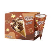 伊利 巧乐兹 香草巧克力 脆皮甜筒冰淇淋73g*6支/盒 *7件