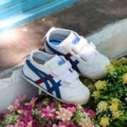 Onitsuka Tiger 鬼塚虎 MEXICO 66 BAJA TS 经典男女童小白鞋1-3岁