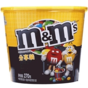 德芙m豆牛奶巧克力碗装士力架脆香米3桶装黑巧花生巧克力零食糖果