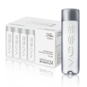芙丝（VOSS）饮用天然矿泉水330ml*24瓶(塑料瓶)弱碱性水整箱装