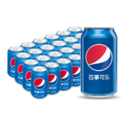 百事可乐 碳酸汽水饮料330ml*24罐