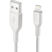 贝尔金（BELKIN）苹果数据线 MFi认证 iPhone充电线 苹果手机充电 ipad快充 lightning线 1米编织 PMWH1002