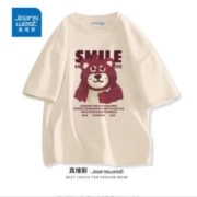 PLUS会员：JEANSWEST 真维斯 情侣款纯棉印花t恤 JR-24-173V02 *3件