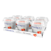 卡士 CLASSY.KISS 草莓果粒鲜酪乳 100g*6杯 低温酸奶风味发酵乳