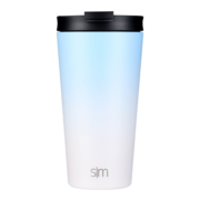 simple|modern保温保冷吸管咖啡奶茶水茶随行杯子高颜值伴手礼物男女士大容量 蓝白渐变480ML