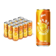 限地区、概率券：MIRINARA 美年达 Mirinda 橙味 果汁气泡饮 330ml*12罐*2件