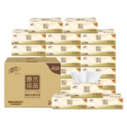 清风抽纸原木纯品软抽卫生面巾纸餐巾纸抽巾家用实惠装110抽整箱24包 整箱24包