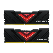 玖合(JUHOR) 16GB(8Gx2)套装 DDR4 3200 台式机内存条 忆界系列黑甲