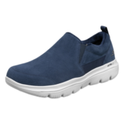 Skechers斯凯奇春夏GOWALK缓震健步鞋男子一脚蹬轻便休闲运动鞋216061 NVY海军蓝色 40