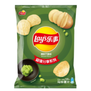 乐事（Lay's）薯片 休闲零食 清新芥香味 135克