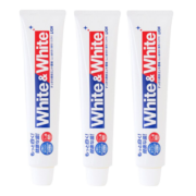 狮王(Lion)White white牙膏150g 成人牙膏（日本原装进口） 三支装