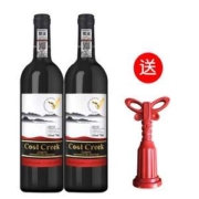 法国进口，酷溪 伯爵葡萄酒干红 750mL*2瓶