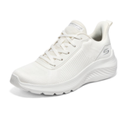 斯凯奇（Skechers）2023春季新款女子简约休闲鞋软弹耐磨小白鞋运动鞋117470 乳白色/OFWT 35.5
