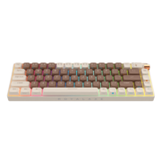 御斧 (Royal Axe) R68三模机械键盘 无线蓝牙 热插拔 游戏办公键盘 68配列 PBT球帽 TTC二代金粉轴 熔岩城堡