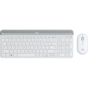 罗技（Logitech） MK470 无线办公键鼠套装 全尺寸超薄鼠标键盘 带无线2.4G接收器 白色