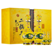 牛栏山 经典二锅头 黄龙 清香型 白酒 52度 500ml*2瓶+125ml*2瓶 礼盒装
