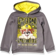 Paw Patrol 狗狗巡逻队男孩图案拉链连帽衫 黑色//白色 6