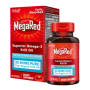 旭福MegaRed南极深海500mg磷虾油 40粒（epa高纯度深海鱼油升级磷脂omega-3美国原装进口dha）