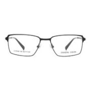 镜宴 黑色金属眼镜框+依视路 钻晶A3系列 1.60非球面镜片