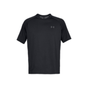 安德玛（UNDERARMOUR）Tech 2.0男子训练运动短袖T恤1326413 黑色001 XL