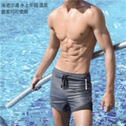 24日20点：YOUYOU 佑游 男士鲨鱼双层游泳裤 1条