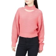 Fray I.D [Fray I.D] 斜插高领针织套头衫 FWNT224046 女款, 粉色, Free Size