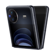预售、需抢券、PLUS会员：vivo X Flip 新品 第一代骁龙8+ 掌心折叠设计 3.0英寸魔镜大外屏折叠屏手机 钻黑 12GB+256GB