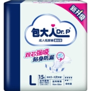 Dr．P/包大人成人纸尿裤L码15片大码老人尿不湿尿布纸尿片孕产妇