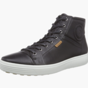 ECCO爱步 Soft7 柔酷7号 男士真皮系带高帮板鞋 430024 到手低至￥632.23