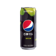 百事可乐 无糖 Pepsi 碳酸饮料 青柠 细长罐 330ml*12罐 整箱  百事出品