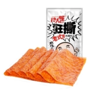 馋大嘴巴老式大辣片辣条麻辣零食手撕豆皮儿时怀旧网红辣味小吃