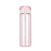 乐扣乐扣（LOCK&LOCK）小清新春夏运动水杯户外野餐弹跳盖直饮杯 HLC645PIK-550ml
