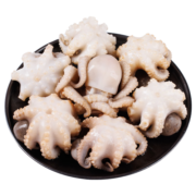 美加佳 三去小章鱼净重500g 去牙去脏八爪鱼 冷冻小章鱼 国产海鲜水产
