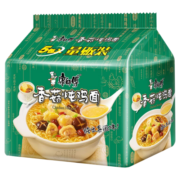 康师傅  方便面 经典香菇炖鸡 泡面袋装速食 五连包 85g*5包