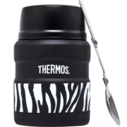 膳魔师（THERMOS）焖烧杯 日本学生男女不锈钢罐保温桶饭盒便当盒470ml  SK-3000ZBK