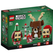 LEGO 乐高 BrickHeadz方头仔系列 40353 圣诞节驯鹿与圣诞精灵