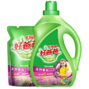 好爸爸（Kispa）天然薰衣草香氛洗衣液套装【3斤实惠补充瓶袋装】