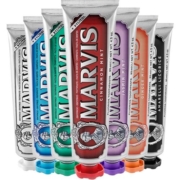 【直营】意大利MARVIS玛尔斯薄荷牙膏85ml*2经典美白牙齿清新进口