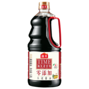 海天零添加头道特级生抽1.28L 0添加防腐剂/味精 高端调味品调料