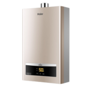 海尔（Haier）燃气热水器16升家用变频速热恒温 智能防冻节能 富氧蓝焰低压启动强排式天然气热水器D11