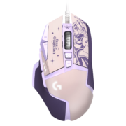 PLUS会员：logitech 罗技 G502 HERO 主宰者 有线鼠标 阿卡丽联名