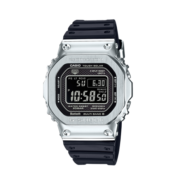 卡西欧（CASIO）G-SHOCK防水太阳能动力小方块运动男士电子日韩手表GMW-B5000-1