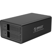 PLUS会员：ORICO 奥睿科 3.5英寸两盘位SATA移动硬盘柜 USB-B 9528