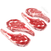 京东百亿补贴：肉福记 原切战斧牛排 厚切谷饲牛肉火锅烤肉食材 1kg（4片×250g)