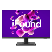 iFound 23.8英寸 2K显示器IPS硬屏技术 广视角 2K超清 微边框 低蓝光护眼 HDMI/DP接口 办公显示器 24EQ4H1