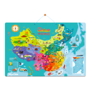 TOI拼图儿童中国行政区划初中图益中国地理拼图木质男孩女孩礼物 中国地图拼图