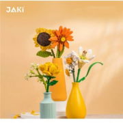 JAKI 佳奇 积木仿真花拼搭玩具