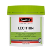 【自营】Swisse斯维诗进口大豆卵磷脂胶囊软胶囊150粒中老年