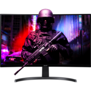 宏碁（Acer）暗影骑士27英寸 2K 165Hz 1500R曲率窄边框曲面电竞显示器 （ED273U P）畅玩吃鸡可壁挂带音箱